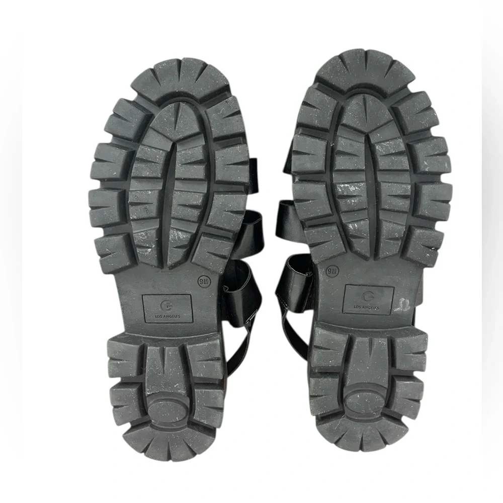 GBG Los Angeles black chunky Platform sandal grunge punk minimalist 
Size 9M - Picture 7 of 8